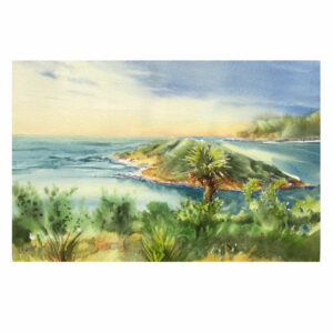 Watercolour Island of the Sun - Archival Print