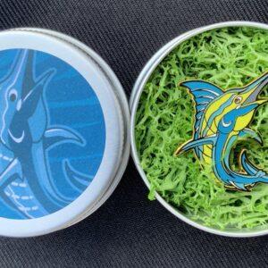 Marlin Hard Enamel Fashion Lapel Pin
