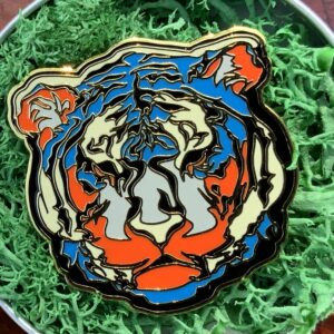 Tiger Hard Enamel Fashion Lapel Pin