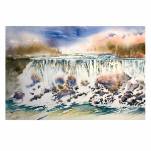 Watercolour - Niagra in Autumn