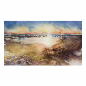 Watercolour - Lowe Tide at Dusk